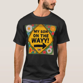couple t-shirts print with baby on way