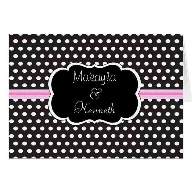 Couple Thank You Note Cards (Front Horizontal)