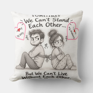Couple Throw Pillow