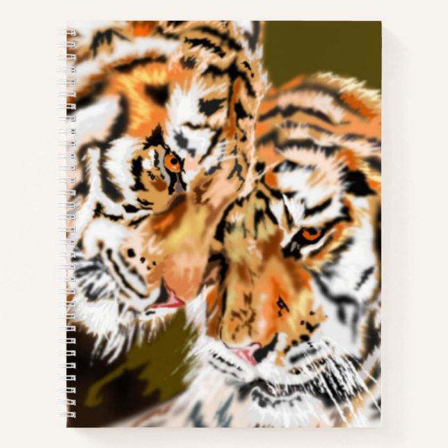Couple Tiger Notebook (Front)
