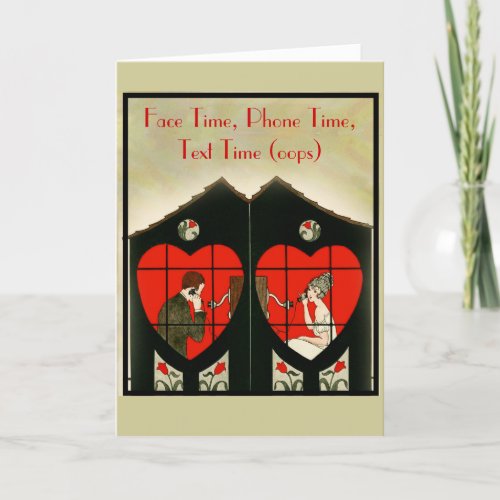 Couple Time is the Important Time Valentineâs Card
