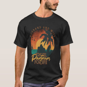 Couple Vacation Matching Travel Trip Traveler Husb T-Shirt
