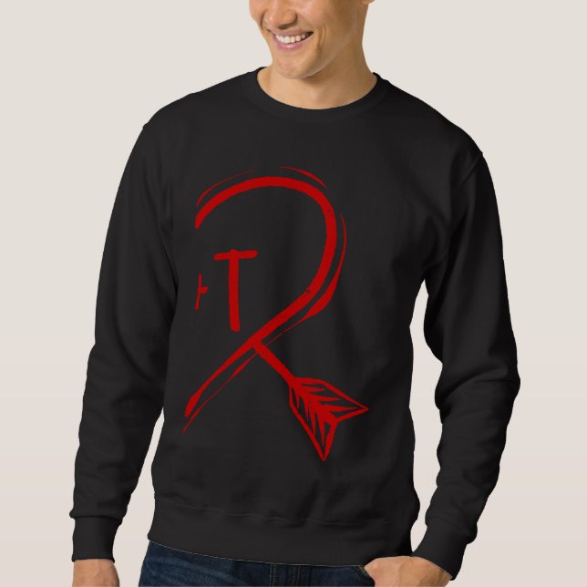 Couple Valentine Heart for Him T 2023 Happy Valent Sweatshirt (Front)