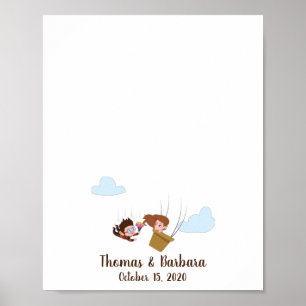 Couple Wedding Fingerprint Guest Book