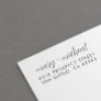 Couple Wedding Return Address Elegant Minimalist Self-inking Stamp