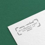 Couple Wedding Return Address Elegant Minimalist Self-inking Stamp<br><div class="desc">Couple Wedding Return Address Elegant Minimalist</div>