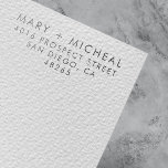 Couple Wedding Return Address Elegant Minimalist Self-inking Stamp<br><div class="desc">Couple Wedding Return Address Elegant Minimalist</div>