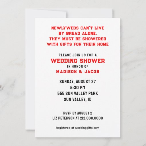 Couple Wedding Shower Invitations Zazzle