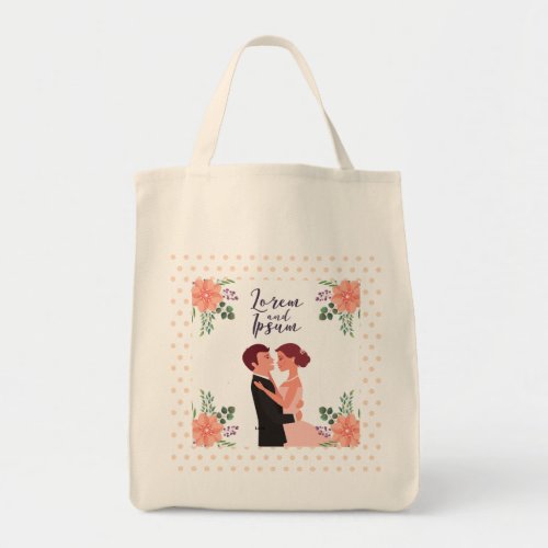 Couple Wedding Tote Bag