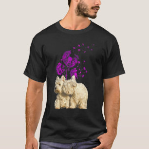 Couple Westies Dandelion Valentine's Day T-Shirt