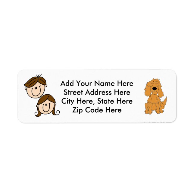 Couple With Dog Label (Front)