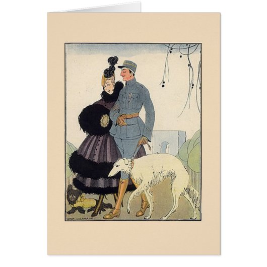 Couple with Dogs Cards (Front)