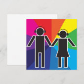 Couple with Headphones (Front/Back)