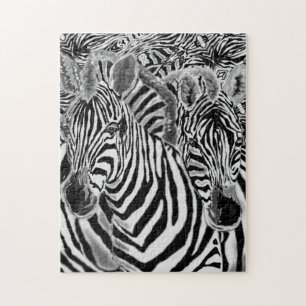 Couple Zebra Jigsaw Puzzle