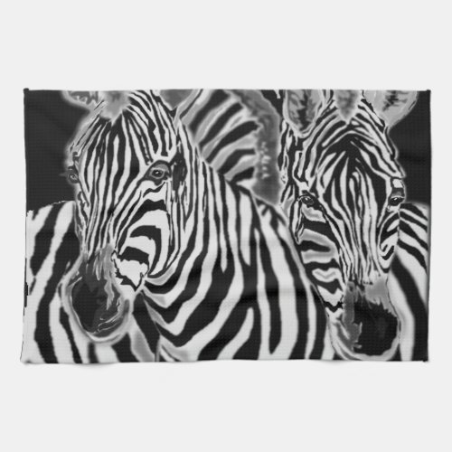 Couple Zebra Kitchen Towel