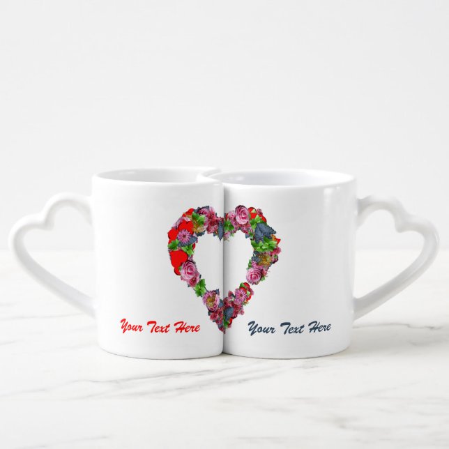 Couples And Lovers Mug Set (Back Nesting)