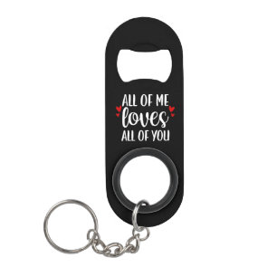 Couples Bottle Opener with Keychain