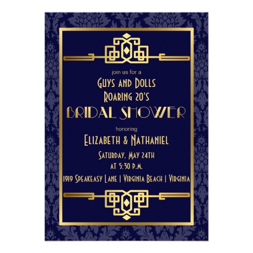 Roaring 20S Wedding Invitations 6