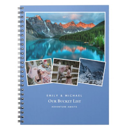 Couples BUCKET LIST Photo Collage Newlywed Journal