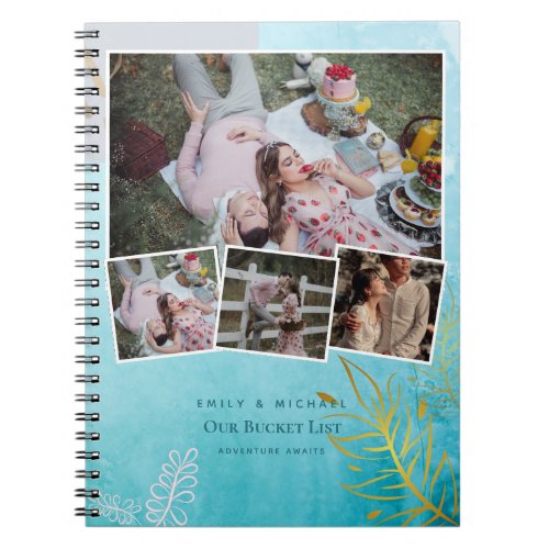 Couples BUCKET LIST Photo Collage Newlywed Journal