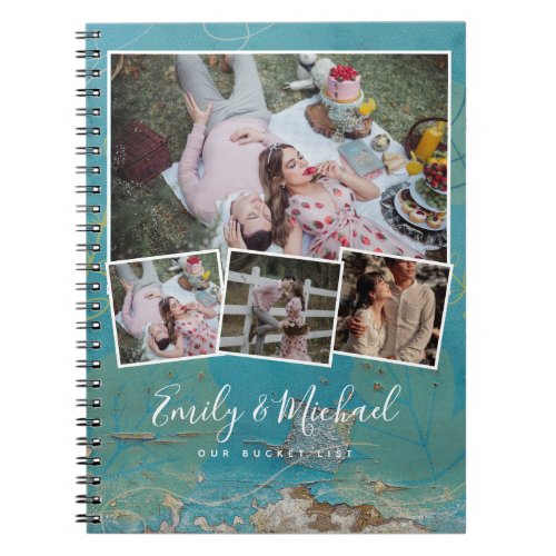 Couples BUCKET LIST Photo Collage Newlywed Journal