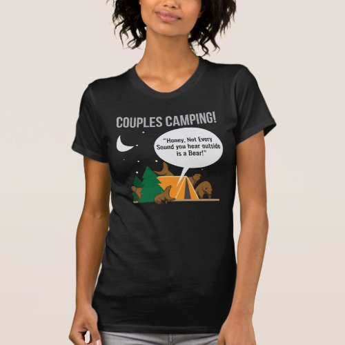 Couples Camping Funny T_shirt for a Camper