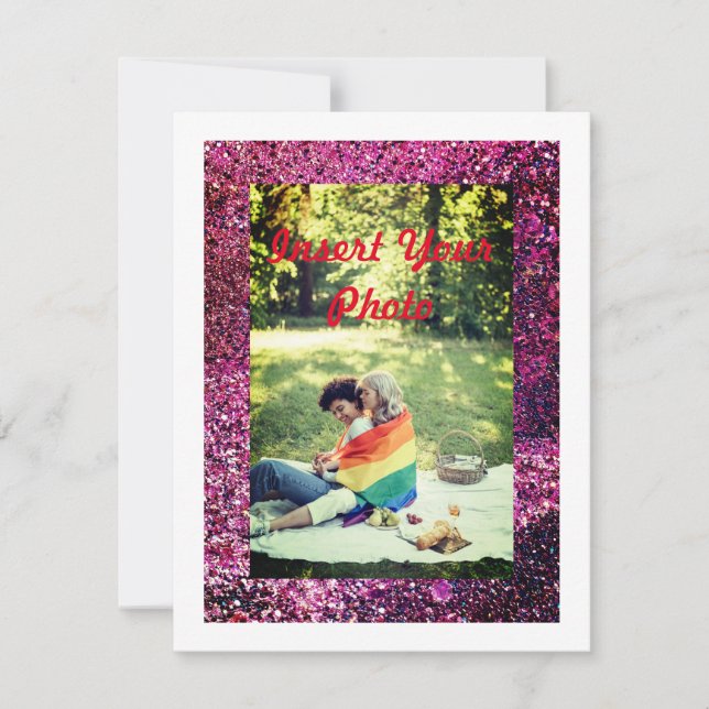 Couple's Card, Size: 4.25" x 5.5", Paper: Matt Holiday Card (Front)