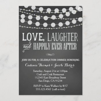 Couples Celebration Dinner Party Invitation by seasidepapercompany at Zazzle