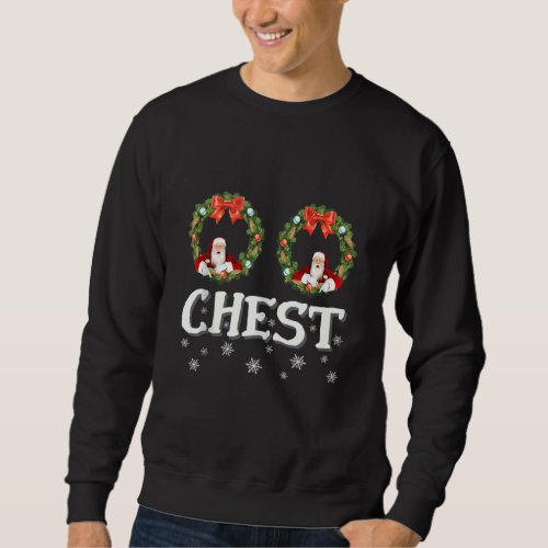 Couples Christmas Chest Nuts  Matching Chestnuts W Sweatshirt
