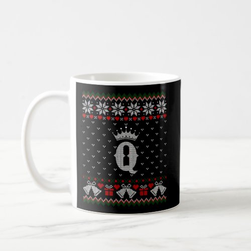 Couples Christmas Jumpers Queen Ugly Sweater Coffee Mug