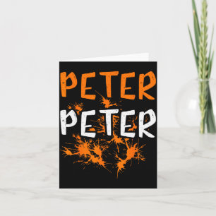 Couples Costume Peter Pumpkin Eater Splash Hallowe Card