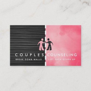 Couples Counselor Business Cards by MsRenny at Zazzle