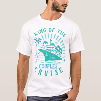 Couples Cruise Ship Vacation Personalized King V2 T-Shirt