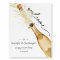 Couples Engagement Party Champagne Bottle Welcome 