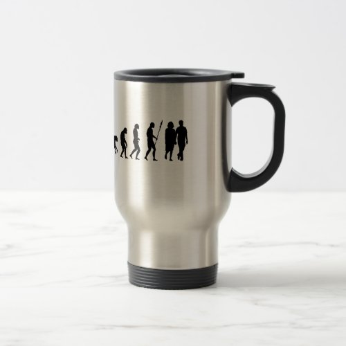 Couples Evolution Travel Mug