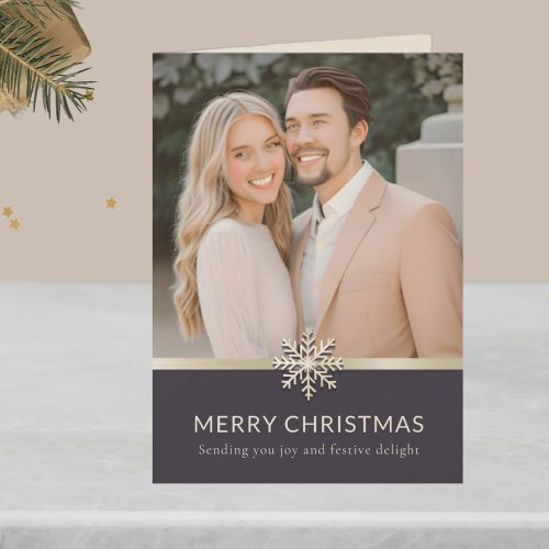 Couples First Christmas Folded Card