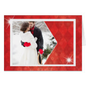 Couple's First Christmas Photo Christmas Card (Front Horizontal)