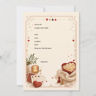 Couples Game Night Invitation