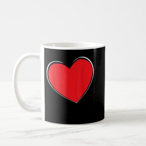 Couples Happy Valentines Day Cute Red Heart Valent Coffee Mug