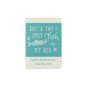 Couples Husband Wife Cute Matching Cruise Vacation Passport Holder