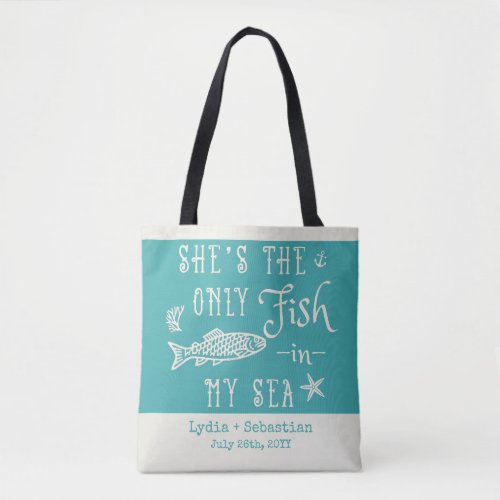 Couples Husband Wife Cute Matching Cruise Vacation Tote Bag