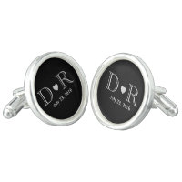 Couple's Initials Cufflinks