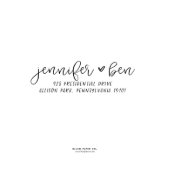 Couples Love Self-Inking Return Address Stamp (Stamp View)