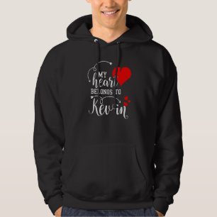 Couples Matching My Heart Belong to Kevin My Love Hoodie