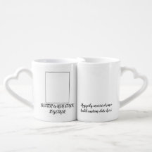 Couples mugs. Customizable wedding coffee cups