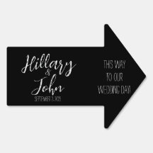 Couple's Name Wedding Day Yard