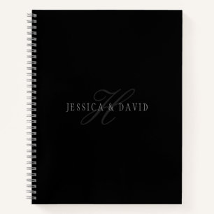 Couples Names & Surname Monogram Notebook
