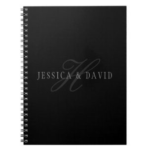 Couples Names & Surname Monogram Notebook