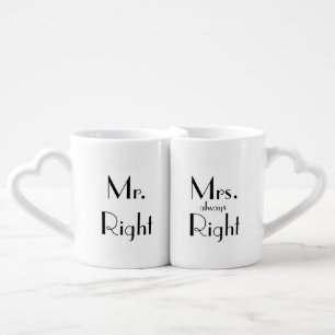 "Couples" Nesting Mug Set