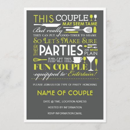 Couples Party Invitation
